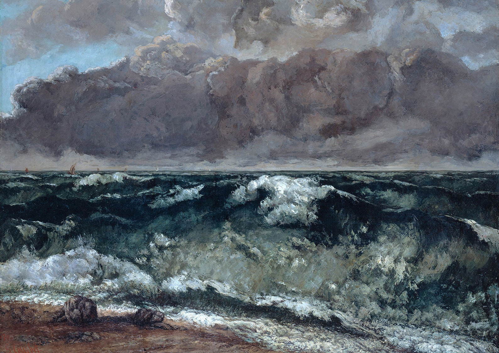 Printable Vintage Beach Artwork Antique Coastal Oil Painting Etsy