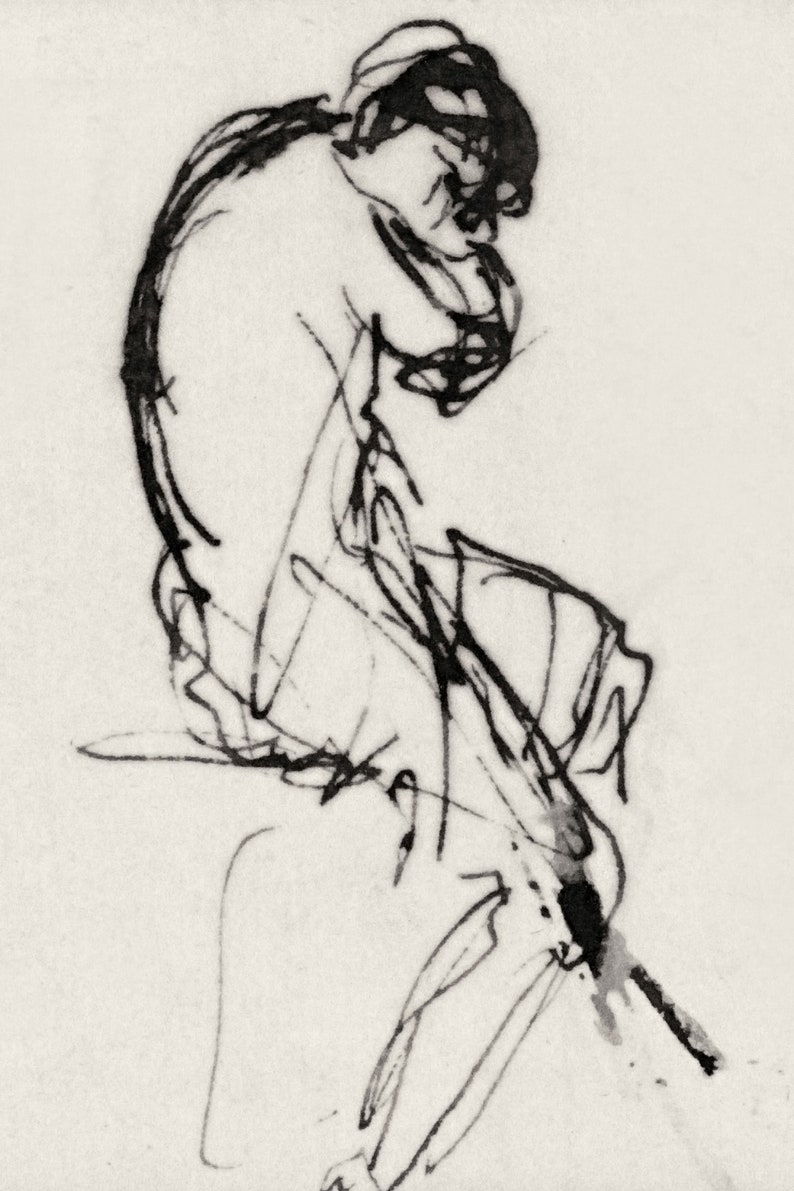 nude sketch model