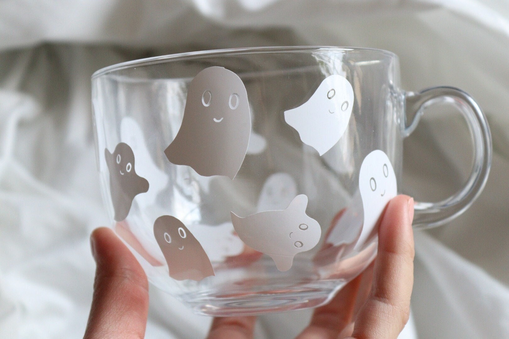 Ghost Glass Mug or Can Ghost Wrap Glass Mug Ghost Mug -  Canada