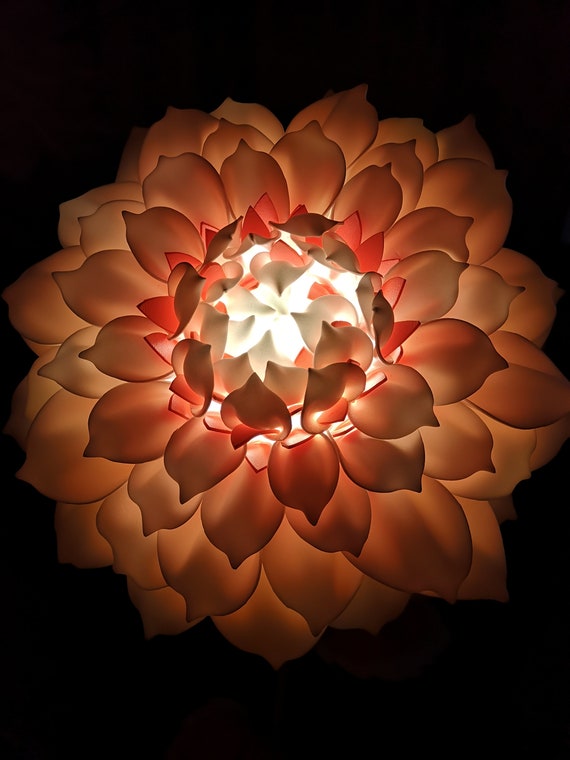 Floral Arrangements Home & Living Dahlia flower Flower Night Lamp Large