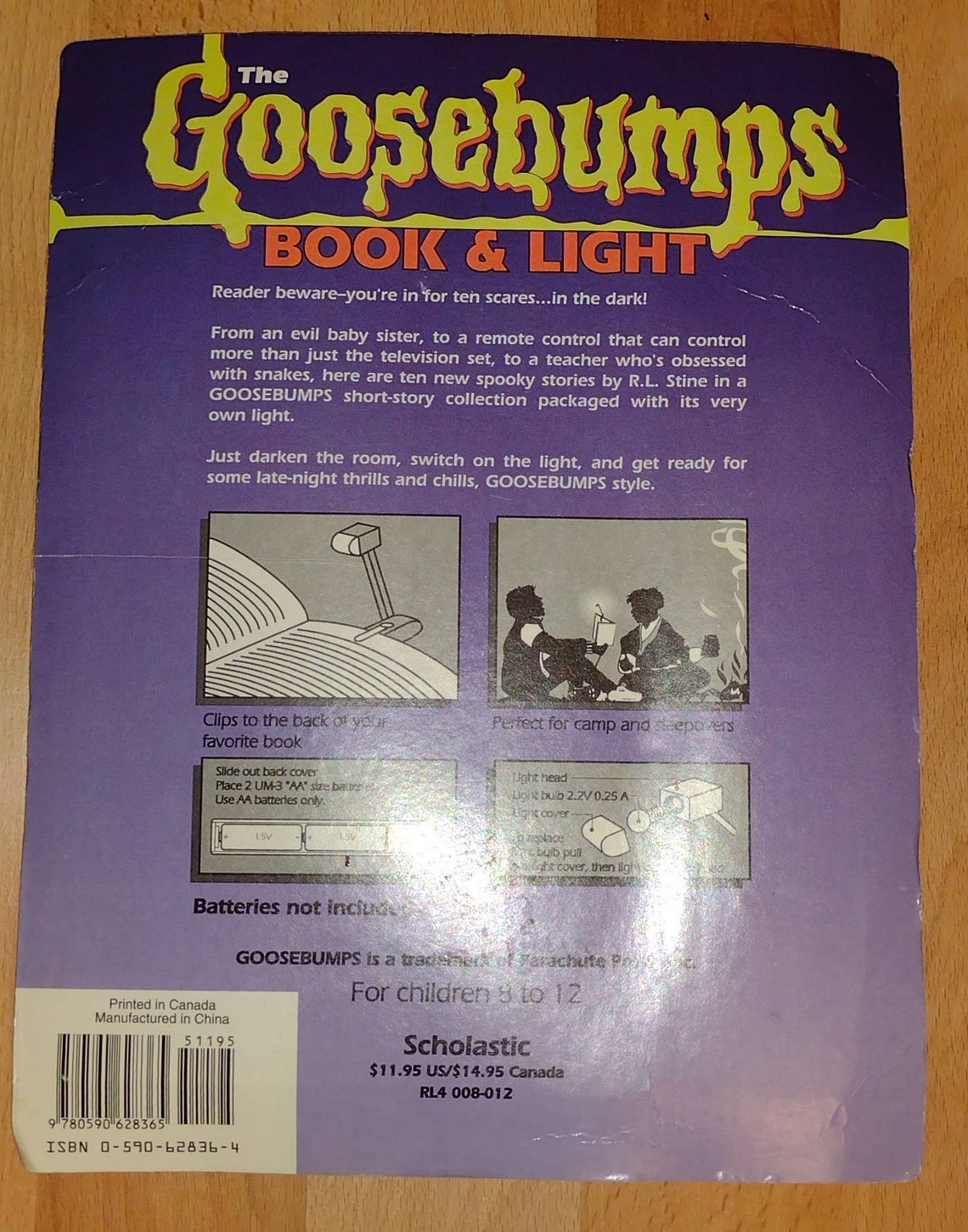 Goosebumps Book & Light Special Edition 1 Etsy