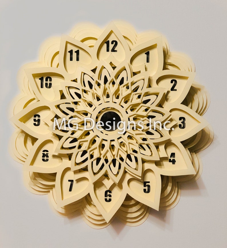 Free Free 226 Mandala Clock Cricut SVG PNG EPS DXF File