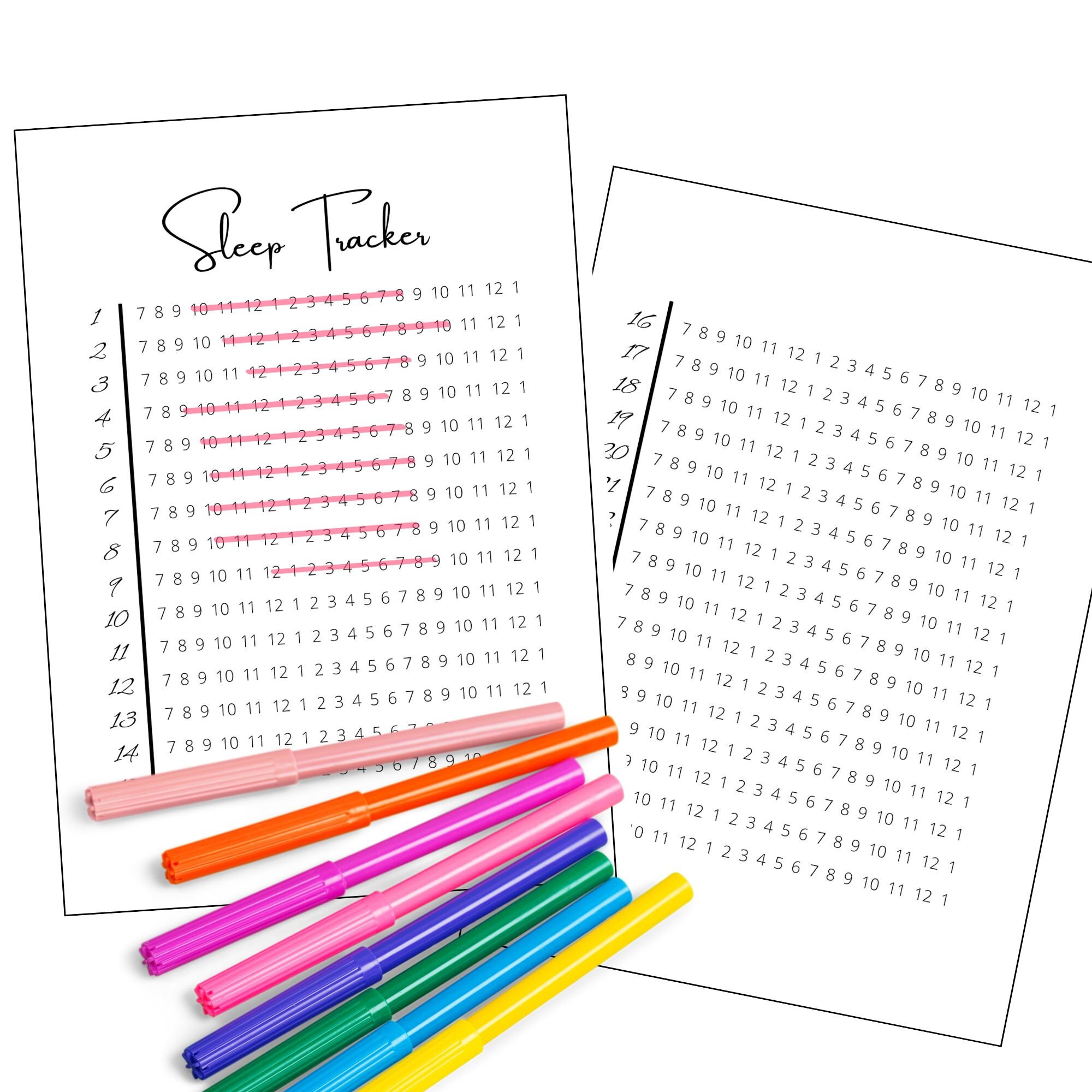 Unique Printable Bullet Journal Templates for Organization and Wellness ...