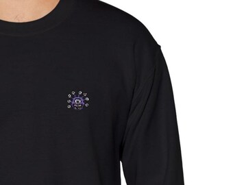 Embroidered DnD Beholder Crewneck Sweatshirt