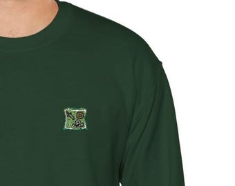 Embroidered DnD Gelatinous Cube Crewneck Sweatshirt