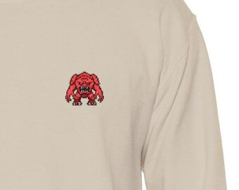 Embroidered StarWars Rancor Crewneck Sweatshirt