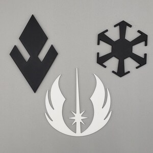 Sith/Jedi Acrylic Decals