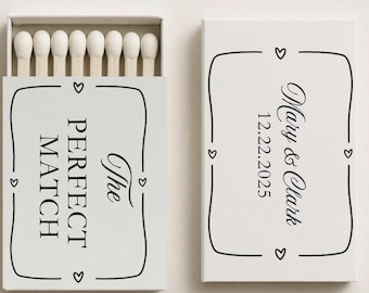 Custom Wedding Matchboxes: Personalized Party Favors