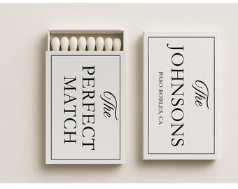 Custom Wedding Matchboxes: Personalized Party Favors