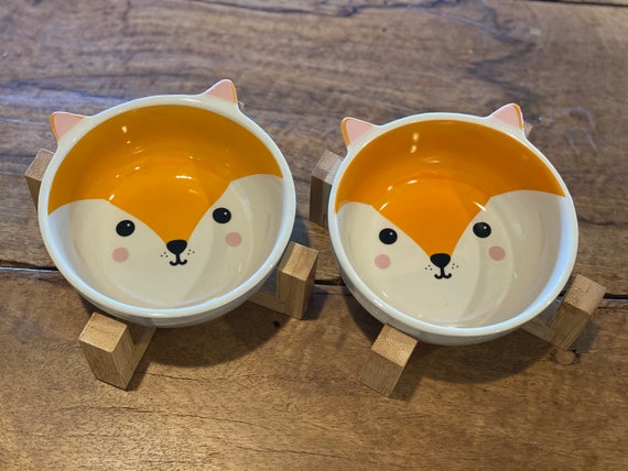 ceramic cat food bowls