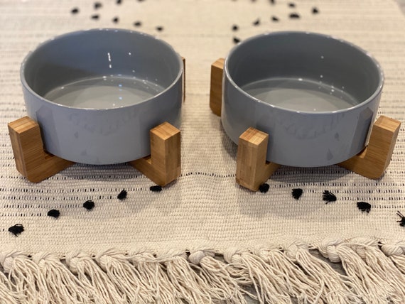 boho dog bowls