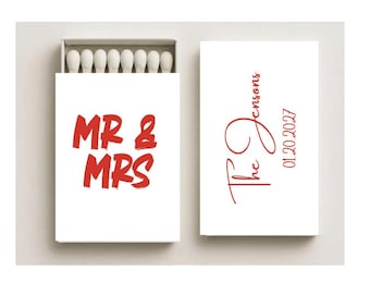 Custom Wedding Matchboxes: Personalized Party Favors, Simple Matches