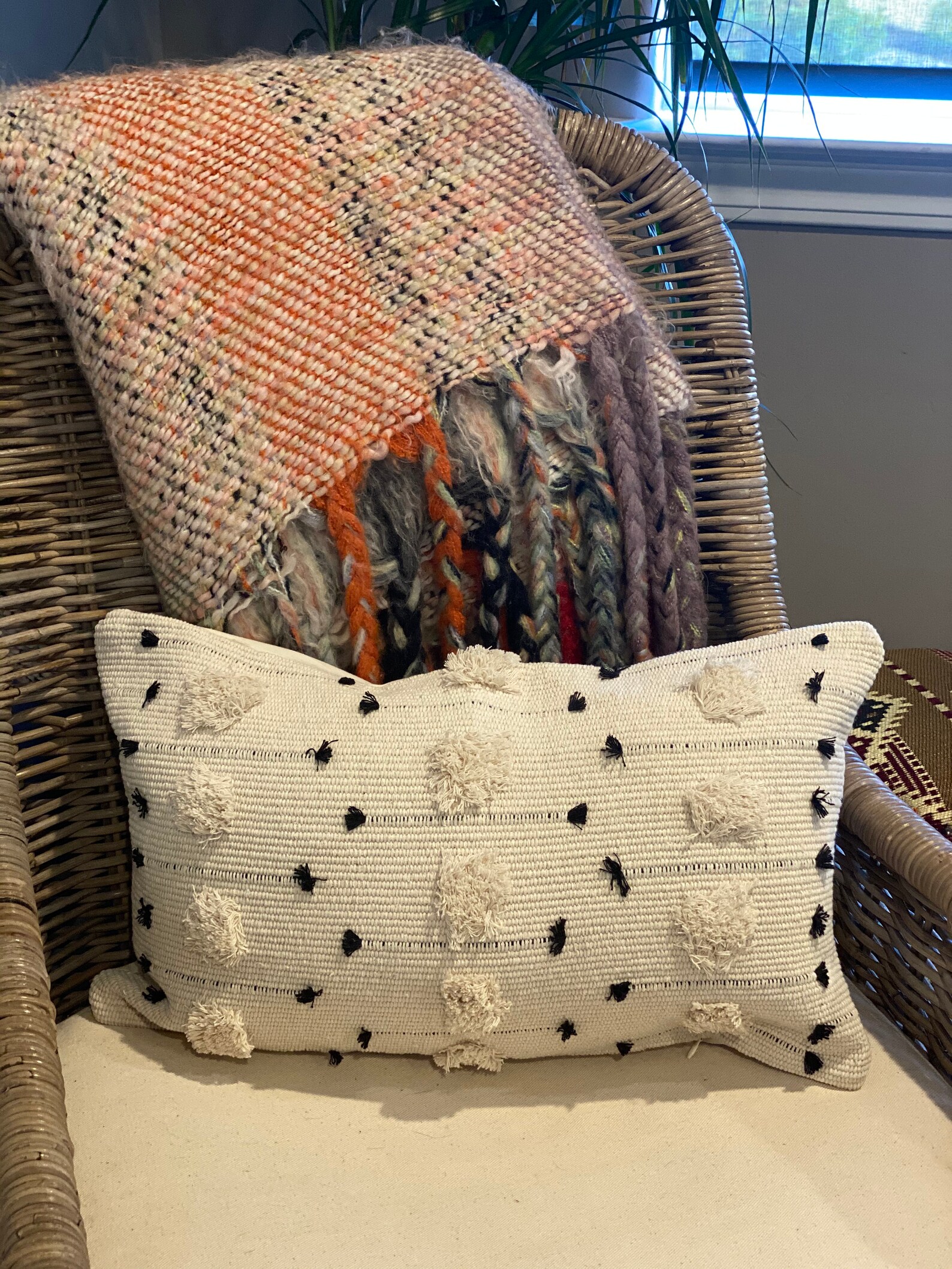 Boho Lumbar Pillow Cover Etsy