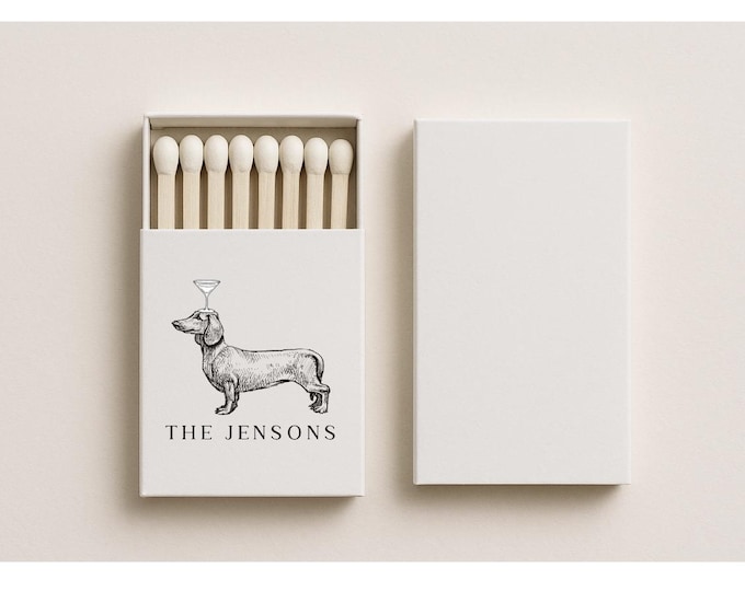 Custom Photo Matchboxes: Personalized Party Favors, Birthday Decor, Custom Pet Matchboxes