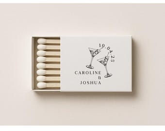 Custom Wedding Matchboxes: Personalized Party Favors