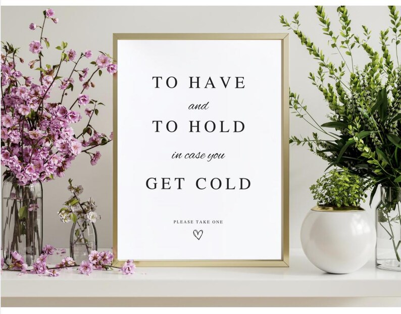 Wedding Blanket Template Sign, Minimalist Wedding, Modern Wedding, to