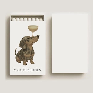 Custom Sketched Pet Photo Matchboxes: Personalized Party Favors, Birthday Decor, Custom Pet Matchboxes, Custom Pet Sketch Drawing