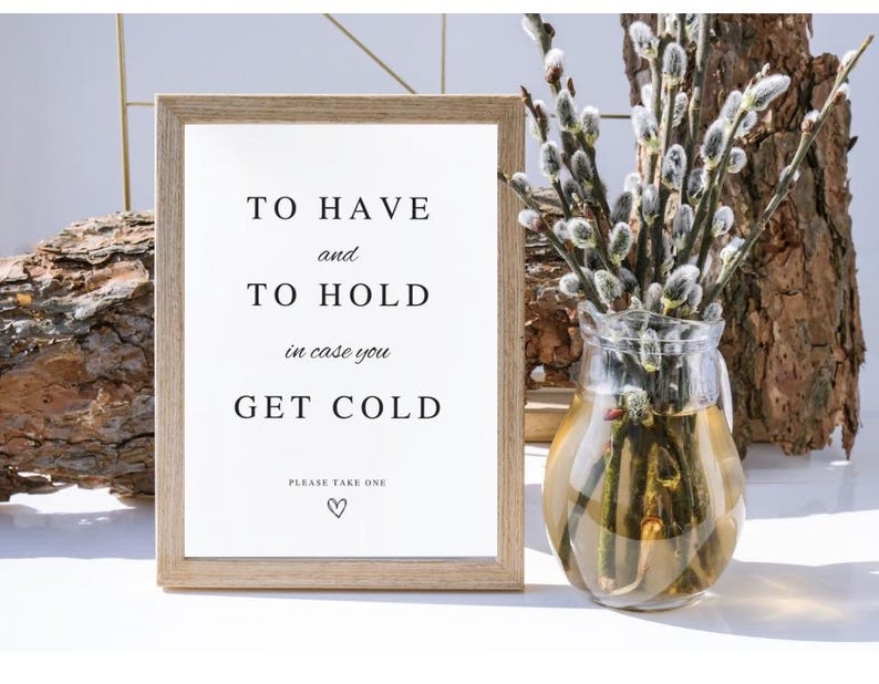 Wedding Blanket Template Sign, Minimalist Wedding, Modern Wedding, to