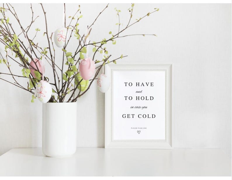 Wedding Blanket Template Sign, Minimalist Wedding, Modern Wedding, to