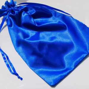 Satin Drawstring Bag | Elegant Silk Storage Pouch (11x8&quot;)