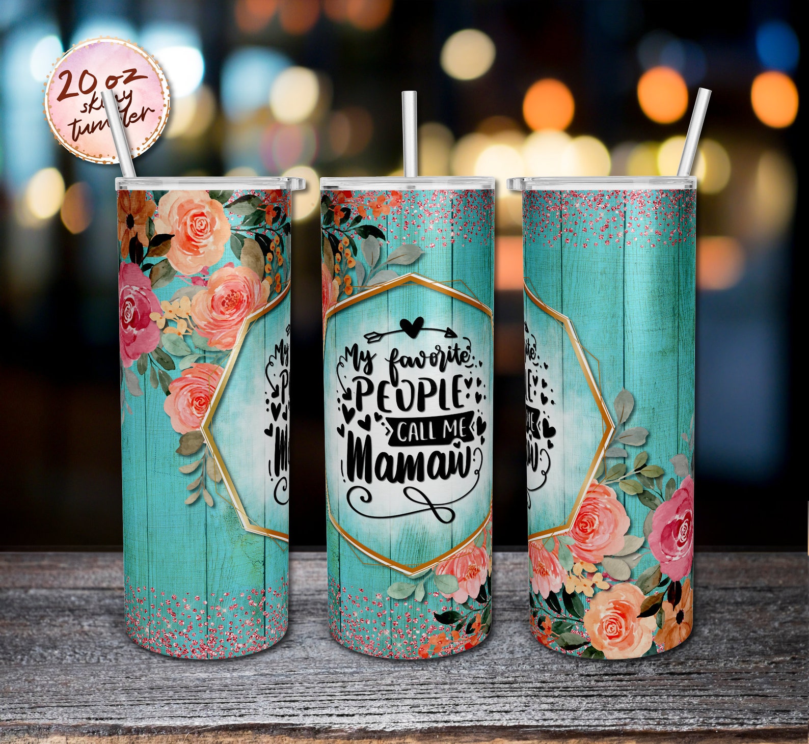 Tazza Personalizzata 'My Favorite People Call Me Mamaw' – Regalo Per Nonna In Ceramica 11 Once