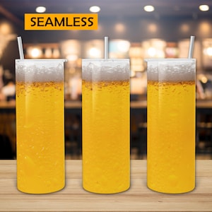 Bier PNG 20oz Tumbler Sublimation Ontwerpen.