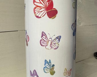 Vaso de 20 oz con forma de mariposa para adultos