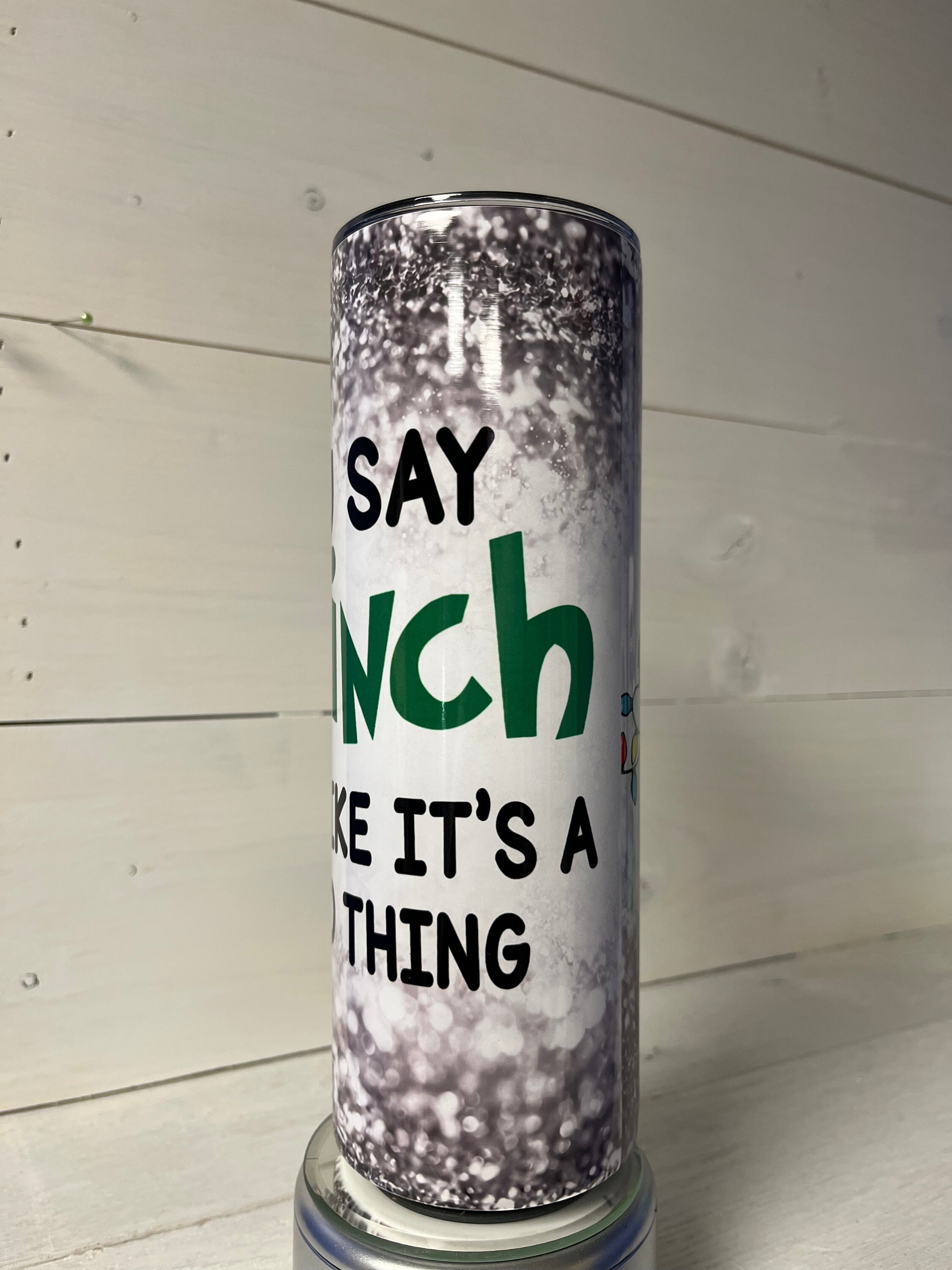 IT'S ME I'M THE PROBLEM IT'S ME GRINCH TUMBLER main image 1