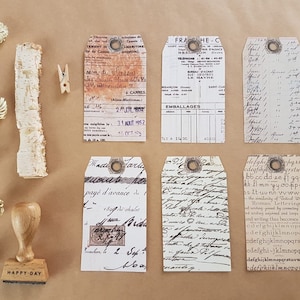 No 3. Label Sticker Vintage | Vintage Tag Sticker | Journal Sticker| Bullet Journal Stickers