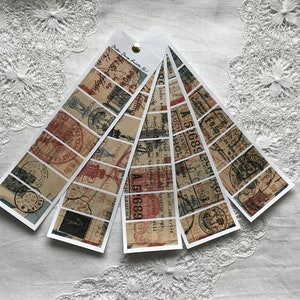 Sticker Stamp Palette No. 1 | Vintage Sticker | Journal Sticker | Stamps Stickers