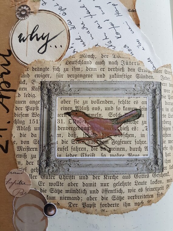 Helle Bilderrahmen No. 1  Sticker  |  Vintage Sticker | Journal Sticker |  Aufkleber