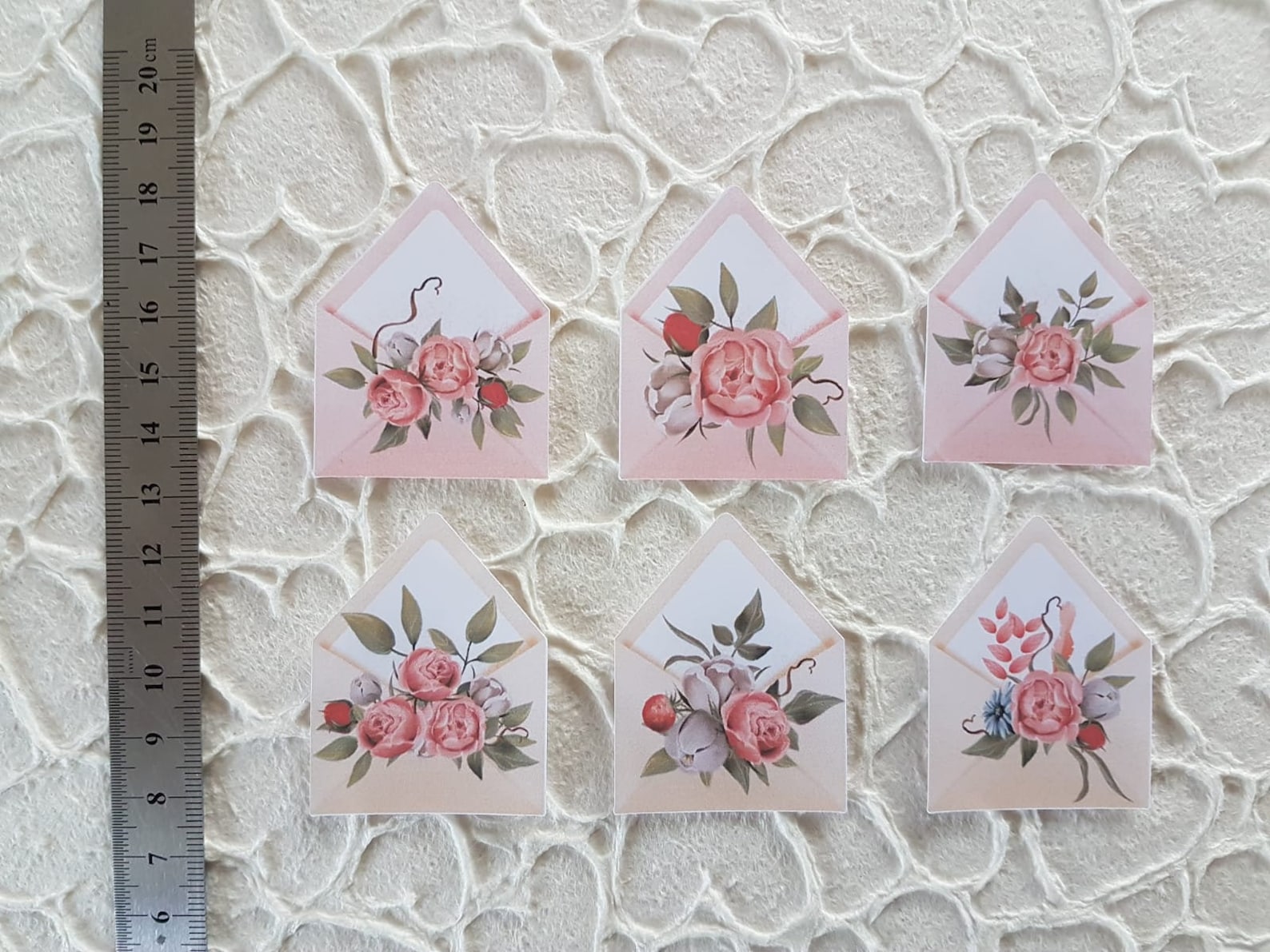 Sealed With Flowers Envelope Stickers Journal Stickers Etsy