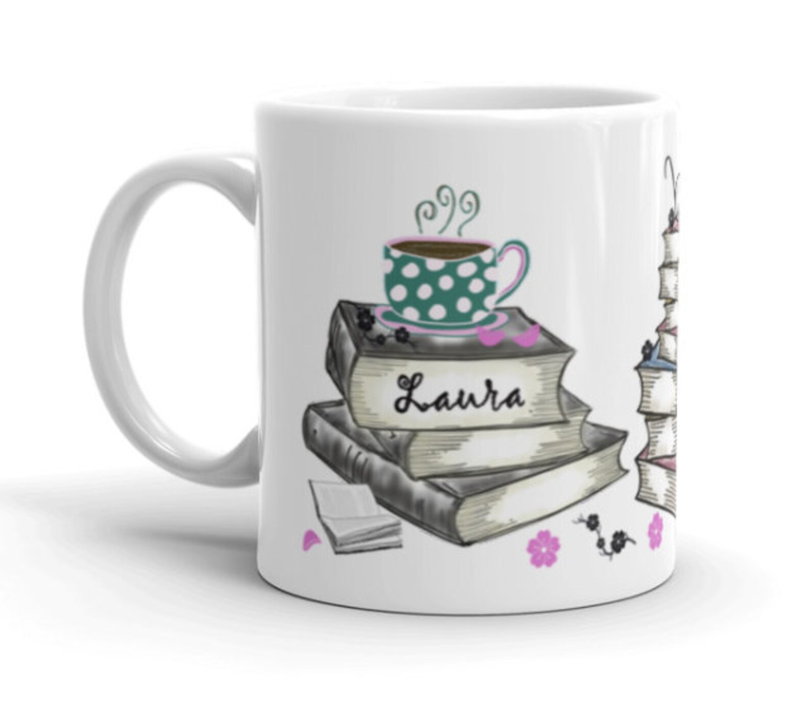 Personalised Book Lover Mug Personalised Book Mug Etsy 日本