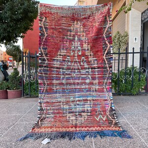 テキスタイル マロカン ヴィンテージ ボエーム - Tapis en laine tissé à la main