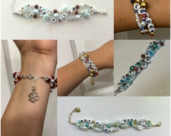 CUSTOM BRACELET | 3 stranded, braided friendship bracelets