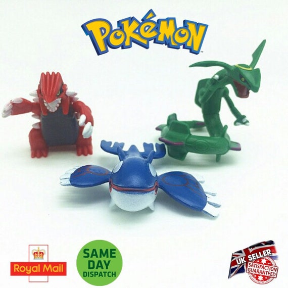 Pokemon Legendare Set Benutzerdefinierte Mini Figuren Kyogre Etsy