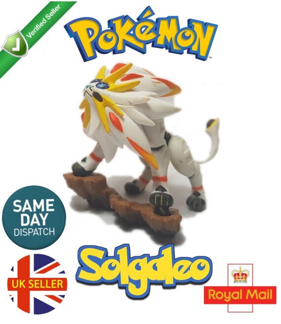 Pokemon Go Solgaleo Legendary Lion Dog Custom Mini Figures Etsy