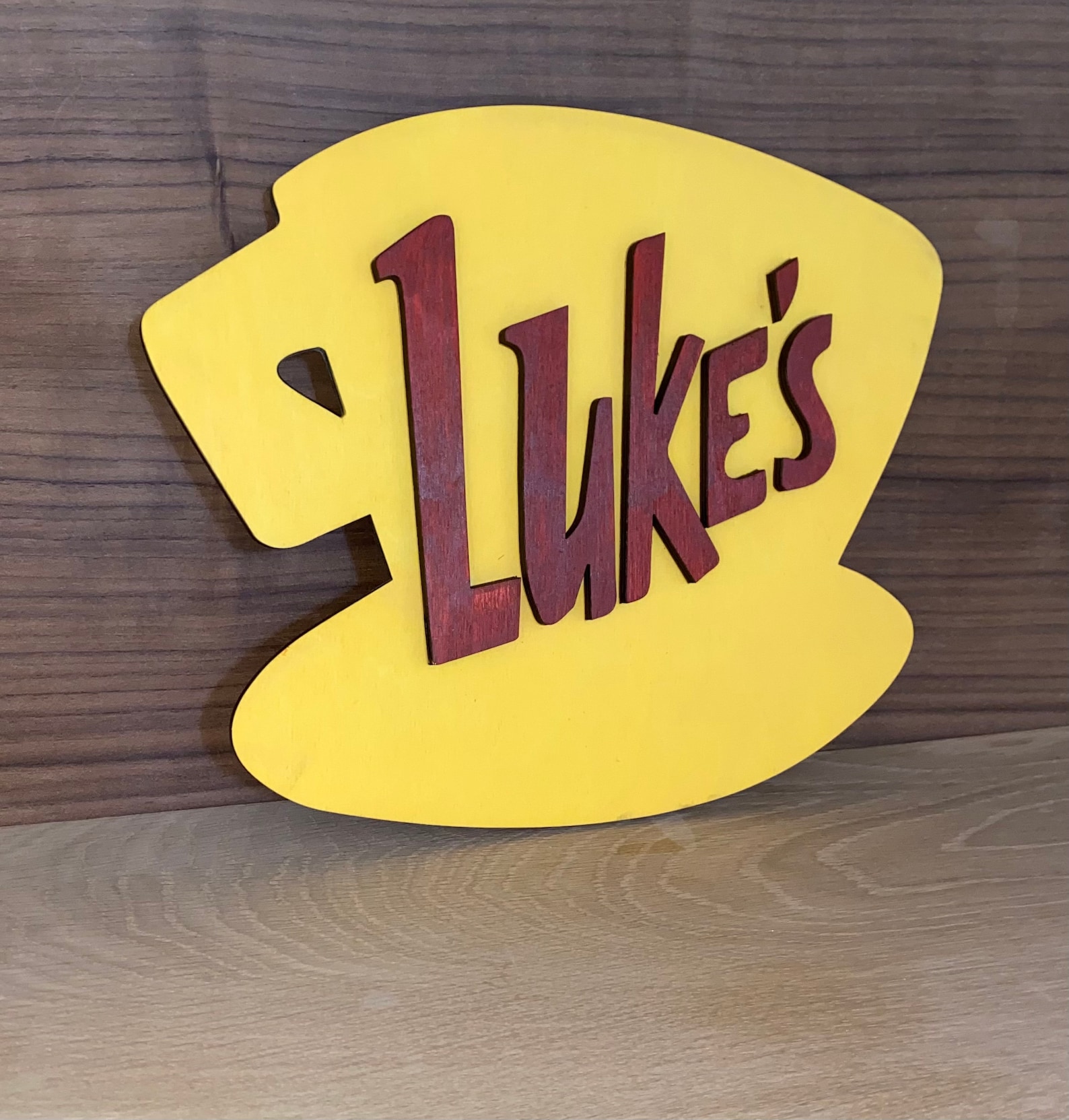 Lukes Diner Replica Sign/ Gilmore Girls HandPainted Wooden | Etsy