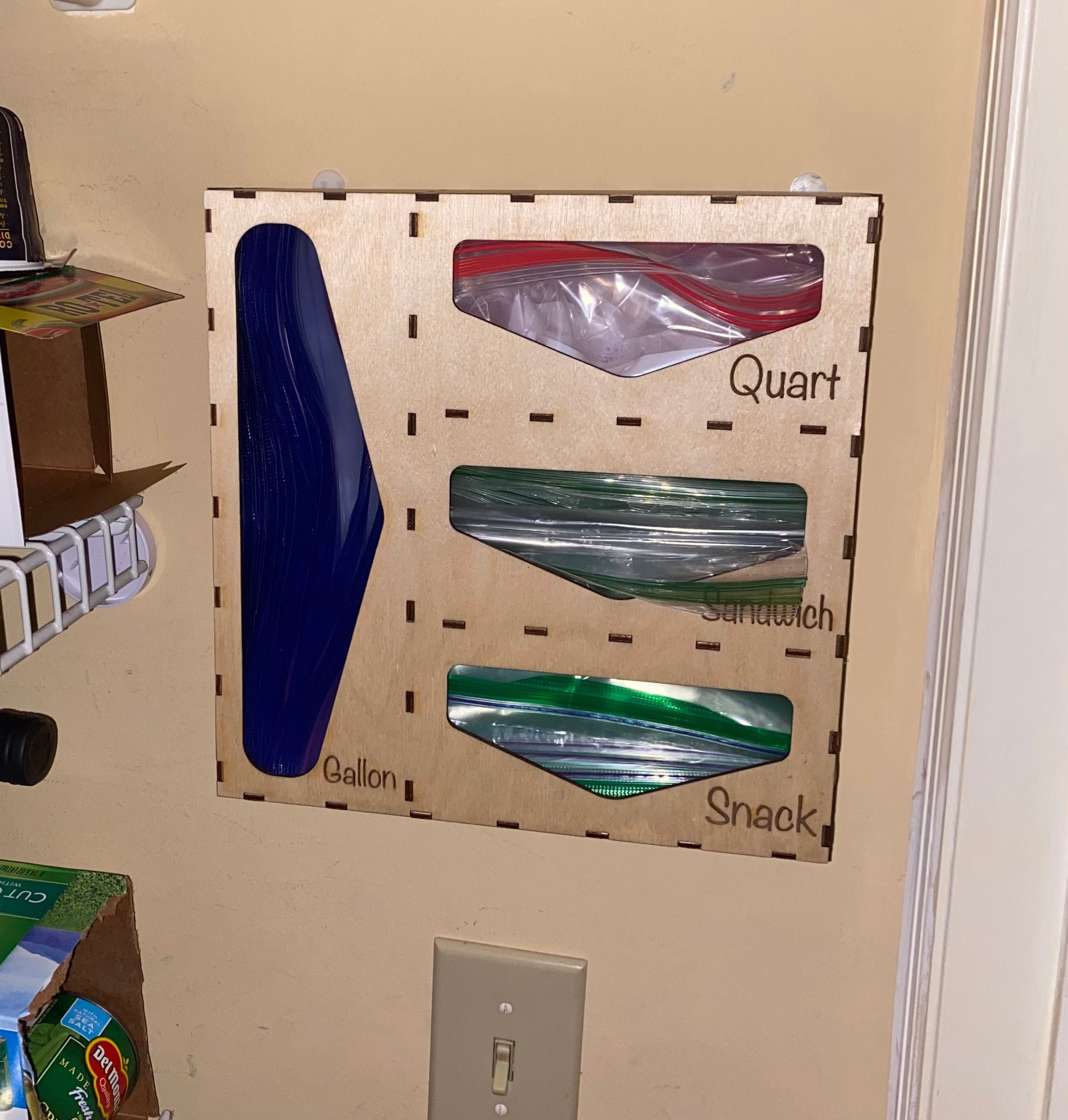 Ziplock Storage Organizer/ Storage Bag Organizer/ Etsy