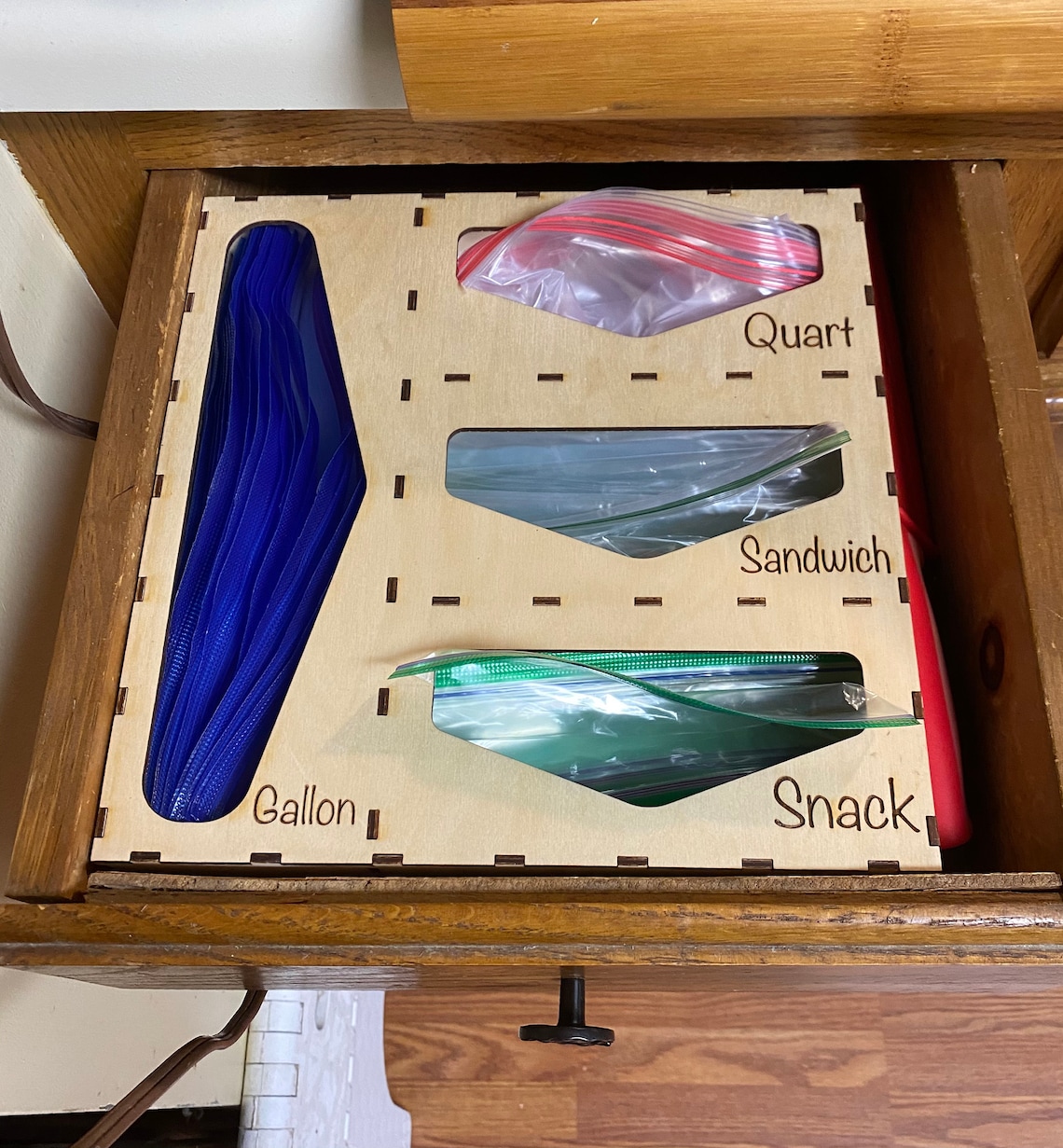 Diy Ziploc Bag Storage Organizer