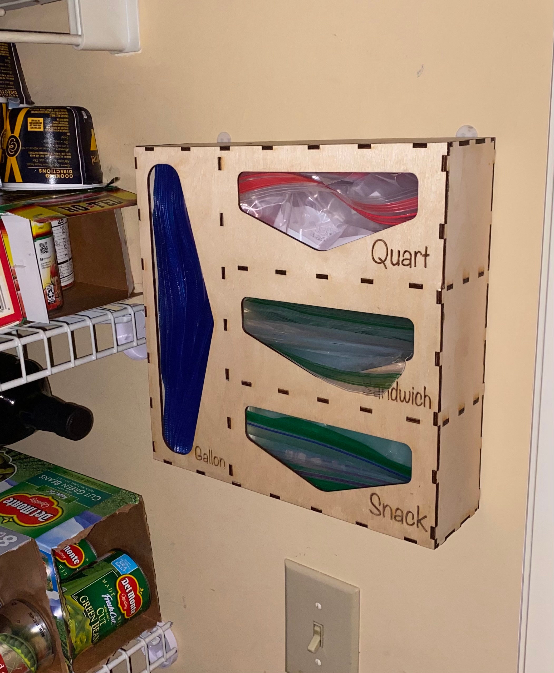 Ziplock Storage Organizer/ Storage Bag Organizer/ Etsy