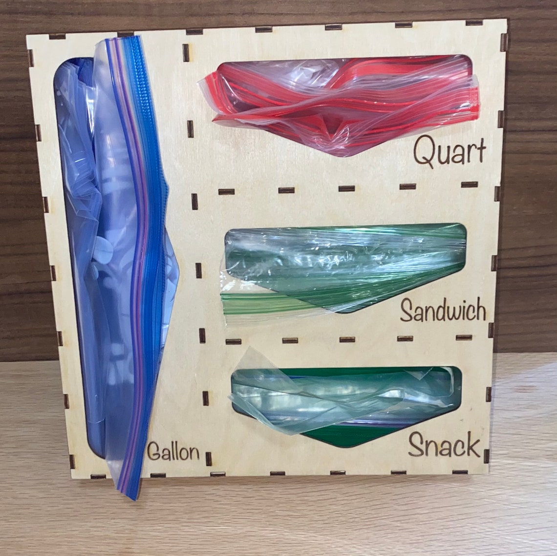 Ziplock Storage Organizer/ Storage Bag Organizer/ Etsy