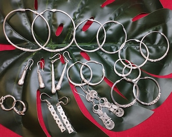 Solid silver earrings from Madagascar of your choice Assilyiahjewel
