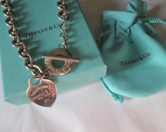 Toggle Necklace Tiffany - Etsy
