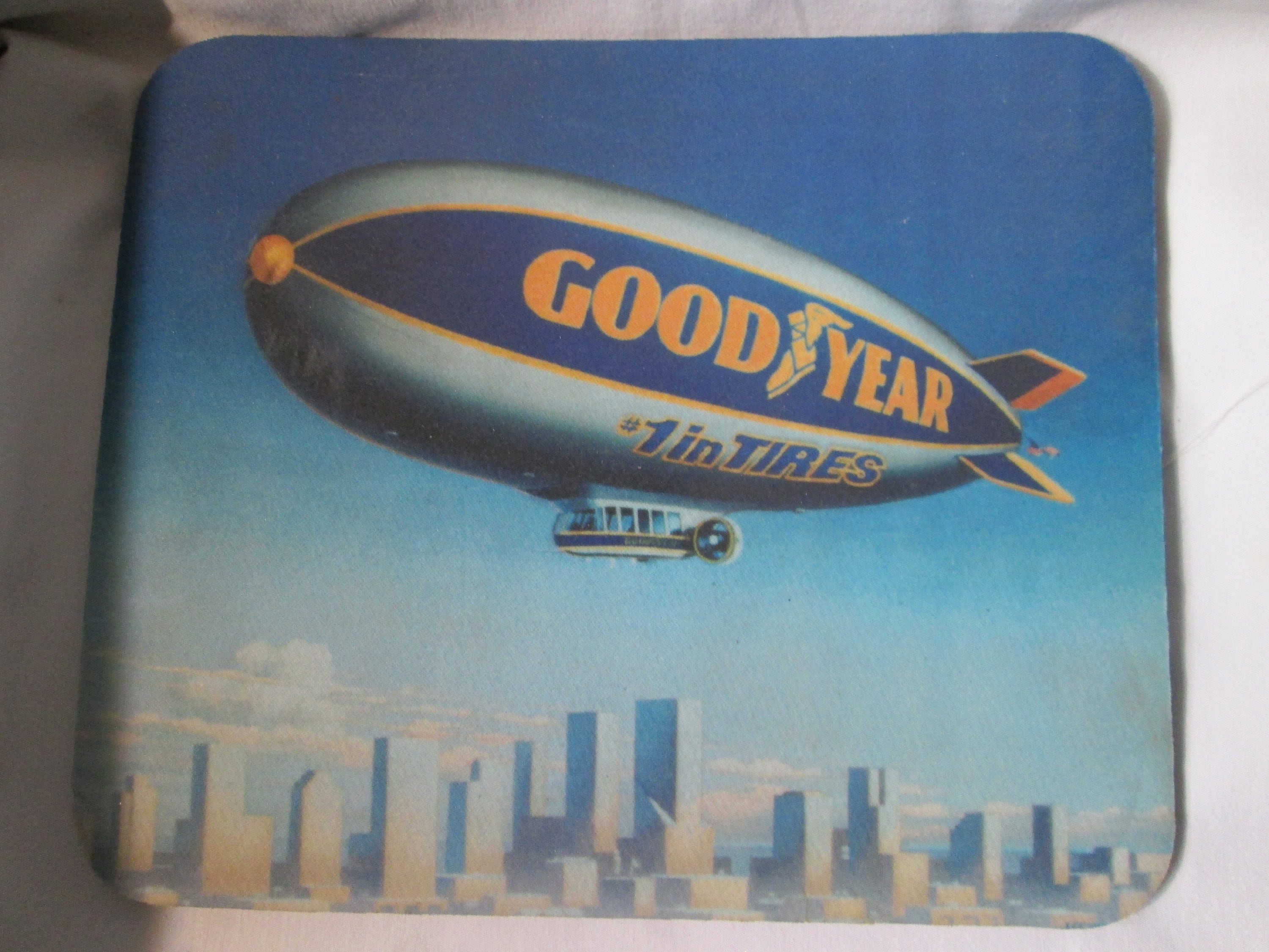 Original Goodyear Dealers Tire Advertising Inflatable Blimp & Blimp Post-its NOS