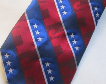 Vintage London Polyester Neck Tie Patriotic
