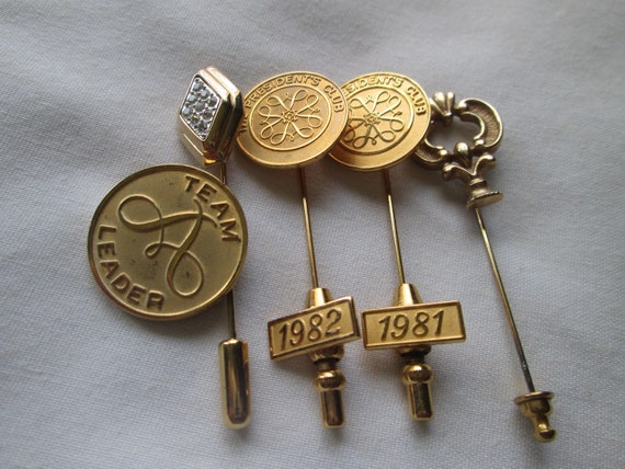 1980s Avon Stick Pin LOT OF 4 - image 2