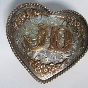 Vintage Wage Sterling Overlay Spring Roundup 1992 Belt Buckle 1.75in Westerncore Silver Overlay Buckles - Etsy main image 2