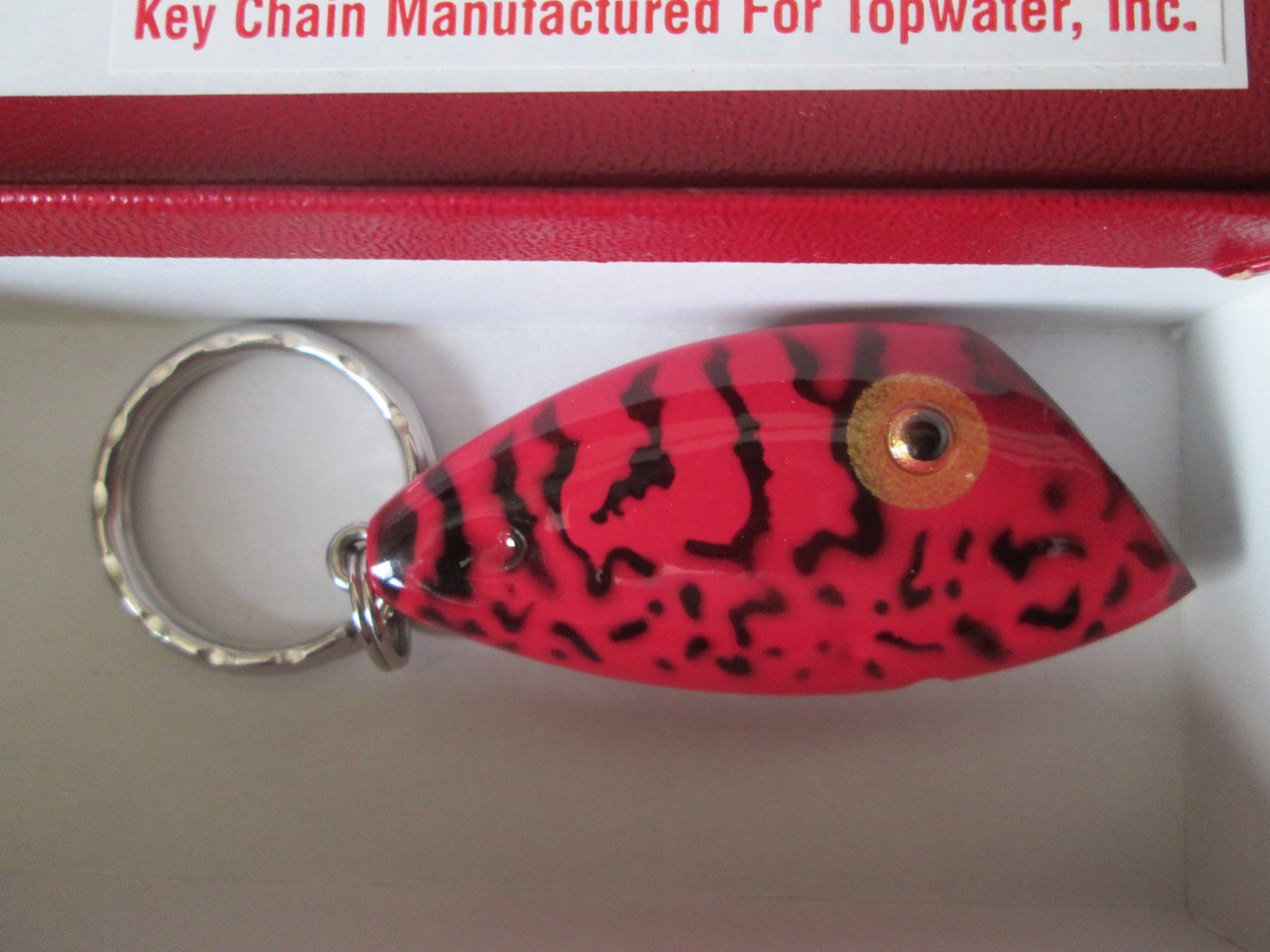 Pico Pink Fishing Lure Keychain in Box 