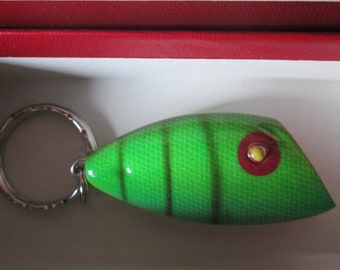 Pico Green Fishing Lure Keychain In Box